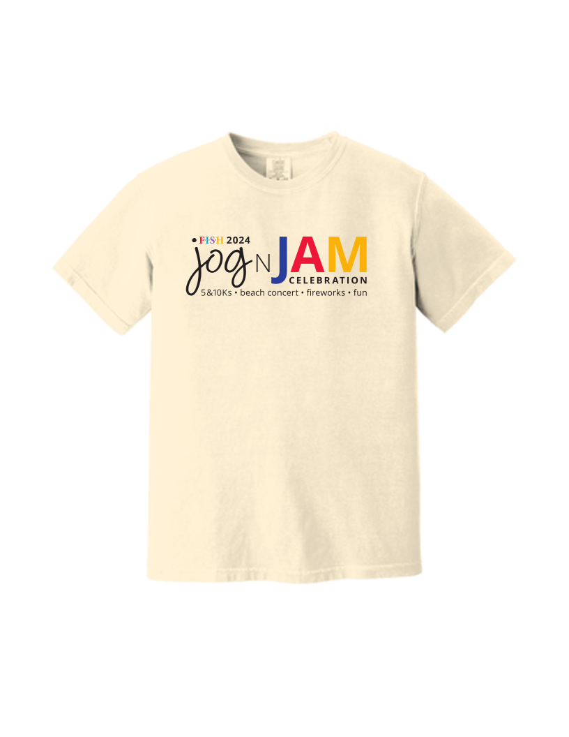 FISH Jog N Jam Short Sleeve Tee - Ivory